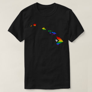 Hawaii-Staatsstolz LGBTQ Progress Pride T-Shirt