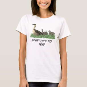 Hawaii-Staatsvogel Nene-Gans-Familie T-Shirt