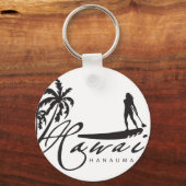 Hawaii Standup Paddle Schlüsselanhänger (Vorderseite)