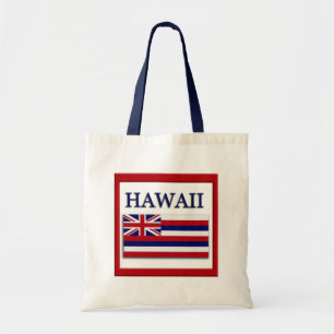 Hawaii State Flag Design Budget Canvas Bag Tragetasche