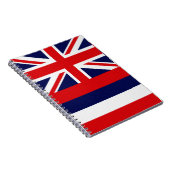 Hawaii State Flag Notebook Notizblock (Rechte Seite)