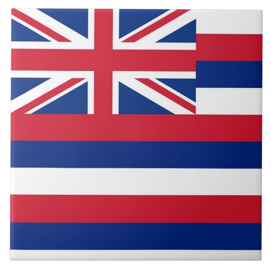 Hawaii State Flag Tile Fliese (Vorderseite)