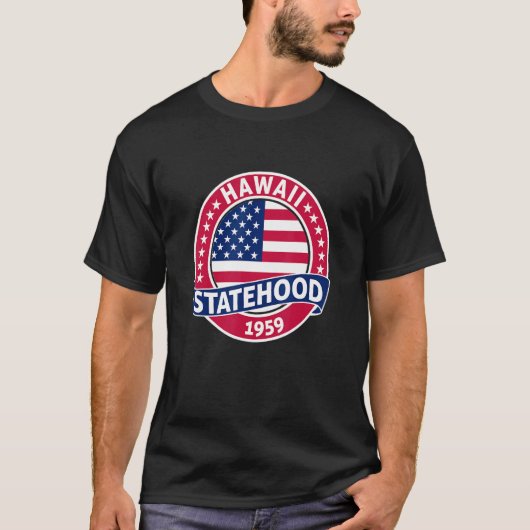 Hawaii Statehood Day T-Shirt (Vorderseite)