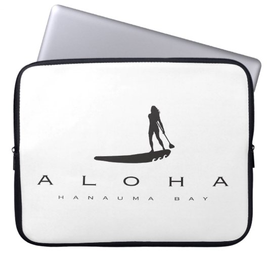 Hawaii stehen oben schaufelnd laptopschutzhülle (Vorderseite)