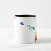 hawaii stolz. gestreift. tasse (Zentrum)