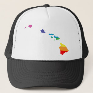 hawaii stolz. gestreift. truckerkappe