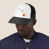 hawaii stolz. gestreift. truckerkappe (Beispiel)