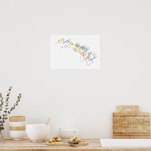 Hawaii Stolz Poster (Küche)