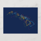 Hawaii Stolz Postkarte (Vorderseite)