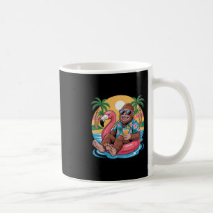 Hawaii-Strand Bigfoot Sommerurlaub Sasquatch-Summe Kaffeetasse