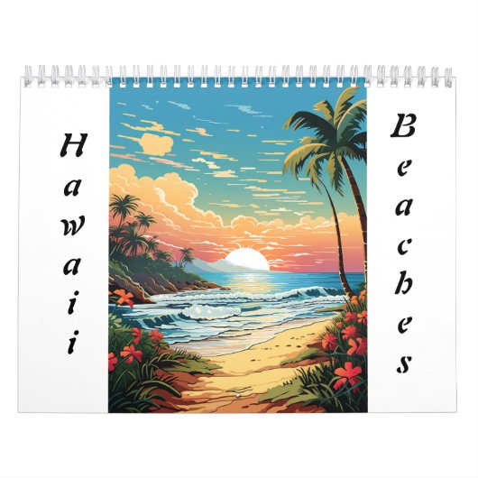 Hawaii Strände Farbe Es sich selbst Kalender (Titelbild)