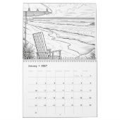 Hawaii Strände Farbe Es sich selbst Kalender (Jan 2027)