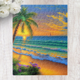 Hawaii-Strandlandschaft-Puzzle Puzzle