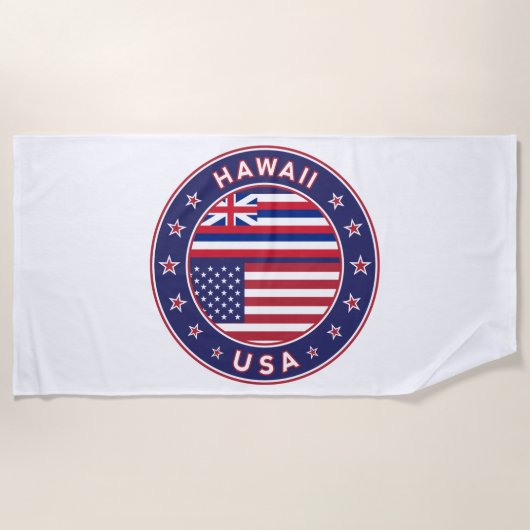 Hawaii Strandtuch (Vorderseite)