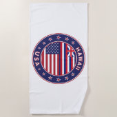 Hawaii Strandtuch (Vorderseite)