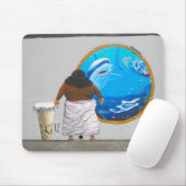 Hawaii-Straßen-Kunst-Wandgemälde Mousepad (Mit Mouse)