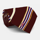 Hawaii stripes Flagge Krawatte (Gerollt)