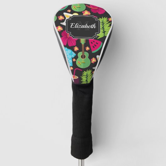 Hawaii Summer Pattern Golf Headcover (Vorderseite)