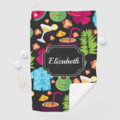 Hawaii Summer Pattern Golfhandtuch (Insitu)