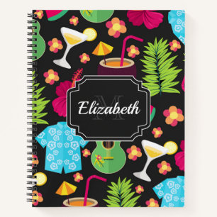 Hawaii Summer Pattern Notizblock