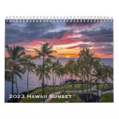 Hawaii Sunset 2023 Kalender (Titelbild)