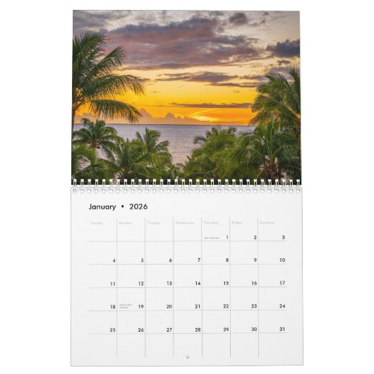 Hawaii Sunset 2023 Kalender (Jan 2026)