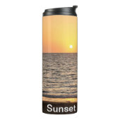 Hawaii Sunset Anpassbare Fotografie Thermosbecher (Nach links gedreht)
