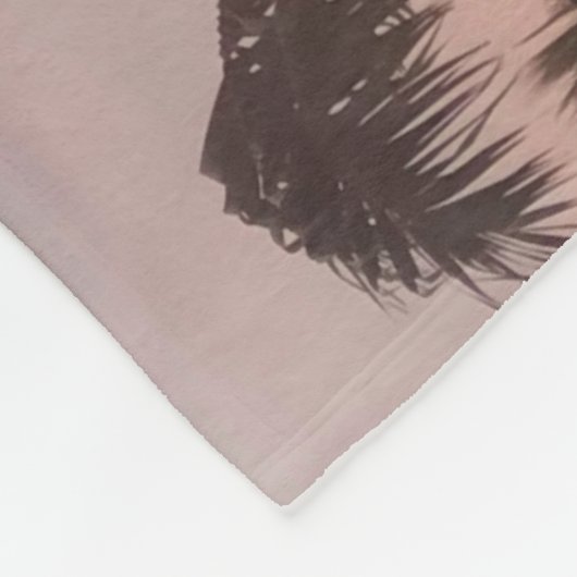 Hawaii Sunset Designed Fleece Blanket (Ecke)
