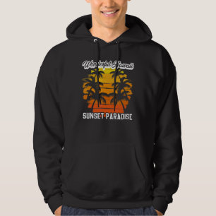 Hawaii Sunset Paradise Island Summer Aloha B Hoodie