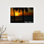 Hawaii Sunset Poster (Küche)