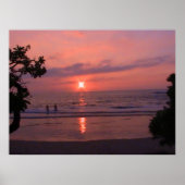 Hawaii Sunset Poster (Vorne)
