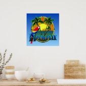 Hawaii Sunset Poster (Küche)
