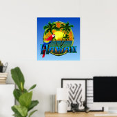 Hawaii Sunset Poster (Heimbüro)