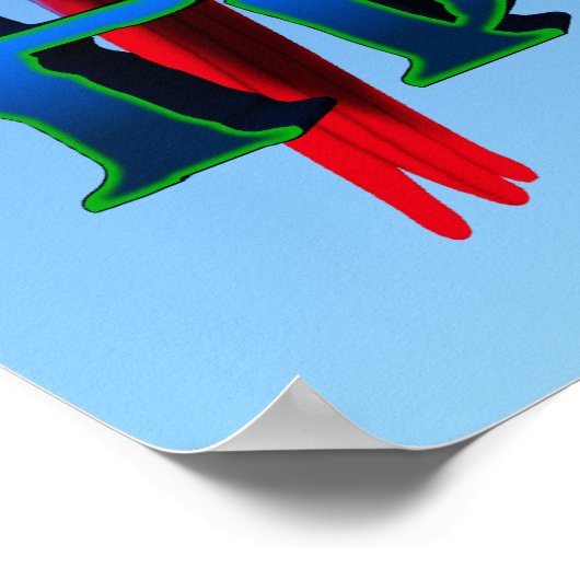 Hawaii Sunset Poster (Ecke)