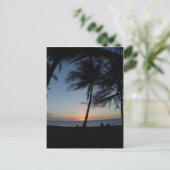 Hawaii Sunset Postkarte (Stehend Vorderseite)