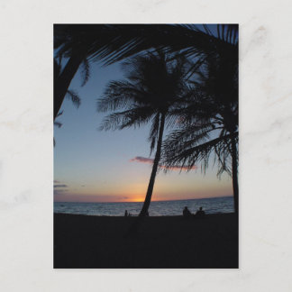 Hawaii Sunset Postkarte