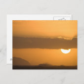 Hawaii Sunset Postkarte (Vorne/Hinten)