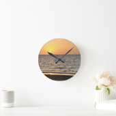 Hawaii Sunset Runde Wanduhr (Zuhause)