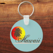 Hawaii Sunset Souvenir Schlüsselanhänger (Vorderseite)