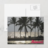 Hawaii Sunset Travel Postkarte (Vorne/Hinten)