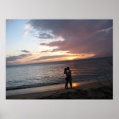 Hawaii Sunset und zwei Flitterwochen Poster (Vorne)