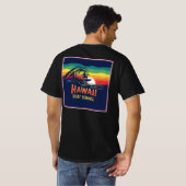 HAWAII SURF SCHOOL T-Shirt (Schwarz voll)