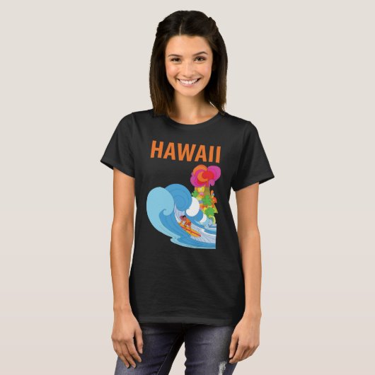 Hawaii Surf T-Shirt (Vorne ganz)