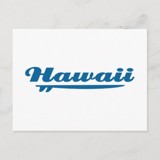 Hawaii Surfboard Postkarte