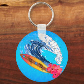 Hawaii-Surfen Schlüsselanhänger (Vorderseite)