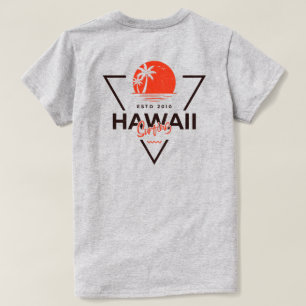 Hawaii Surfen Vintage Sonnenuntergang Tropischer S T-Shirt