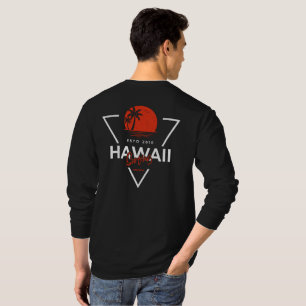 Hawaii Surfen Vintage Sonnenuntergang Tropischer S T-Shirt