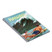 Hawaii, Surfer Gewartet für eine große Welle, Notizblock (Rechte Seite)
