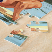 Hawaii, Surfer Gewartet für eine große Welle, Puzzle (Seite)