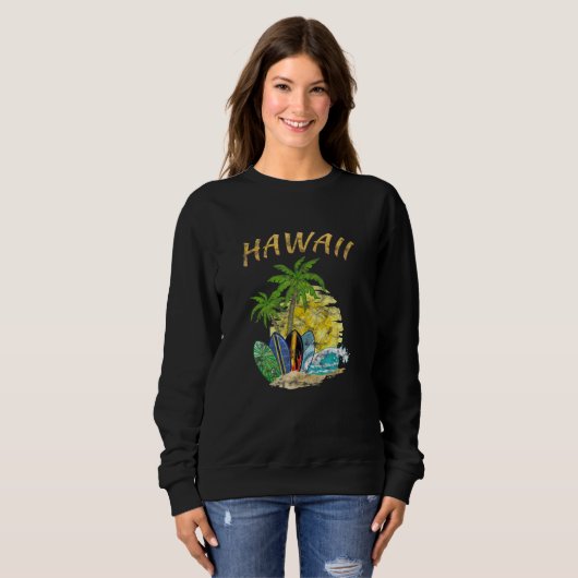 Hawaii Surfing 4 Sweatshirt (Vorne ganz)